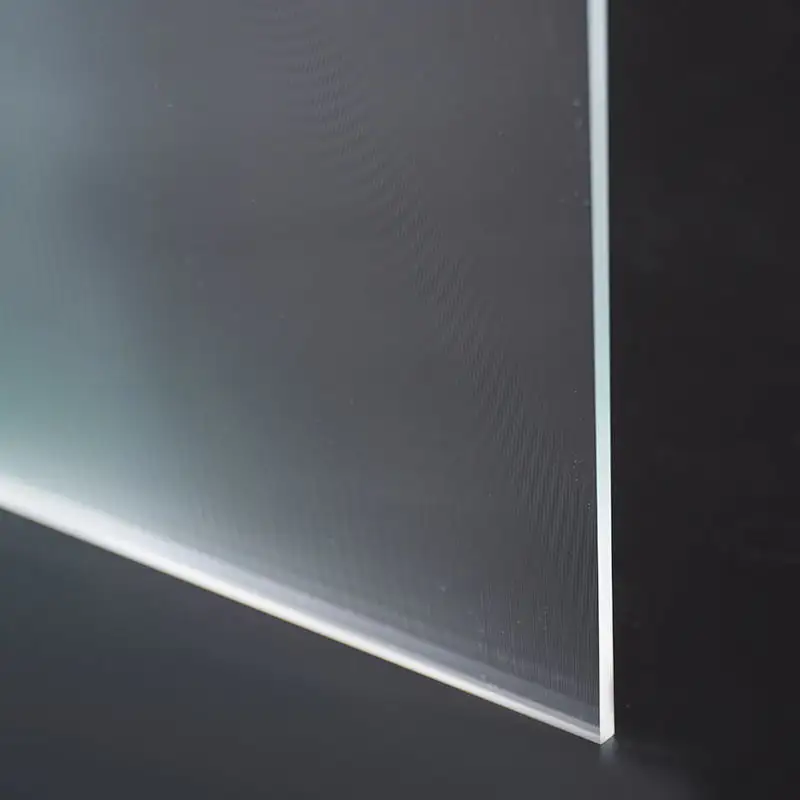 Placa guia de luz listrada transparente PMMA de alta eficiência e alta ocultação