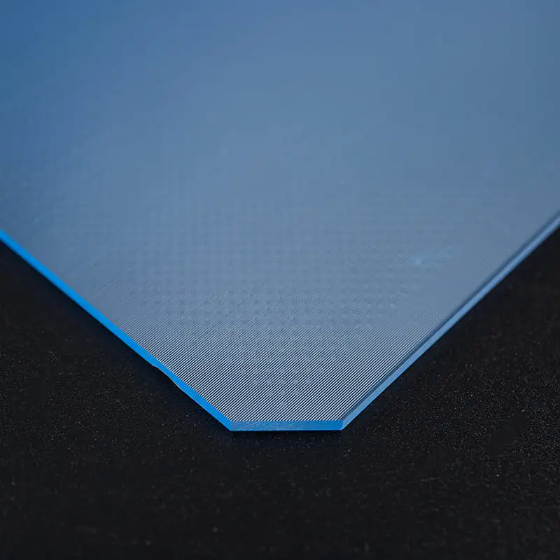 Placa de guia de luz extrudada transparente de grau óptico PMMA de alto brilho e ampla aplicação